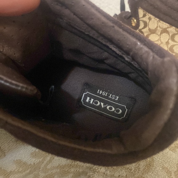 Coach Wedge shoes 8.5+2 bangle🧡bracelets COACH logos - Picture 14 of 17